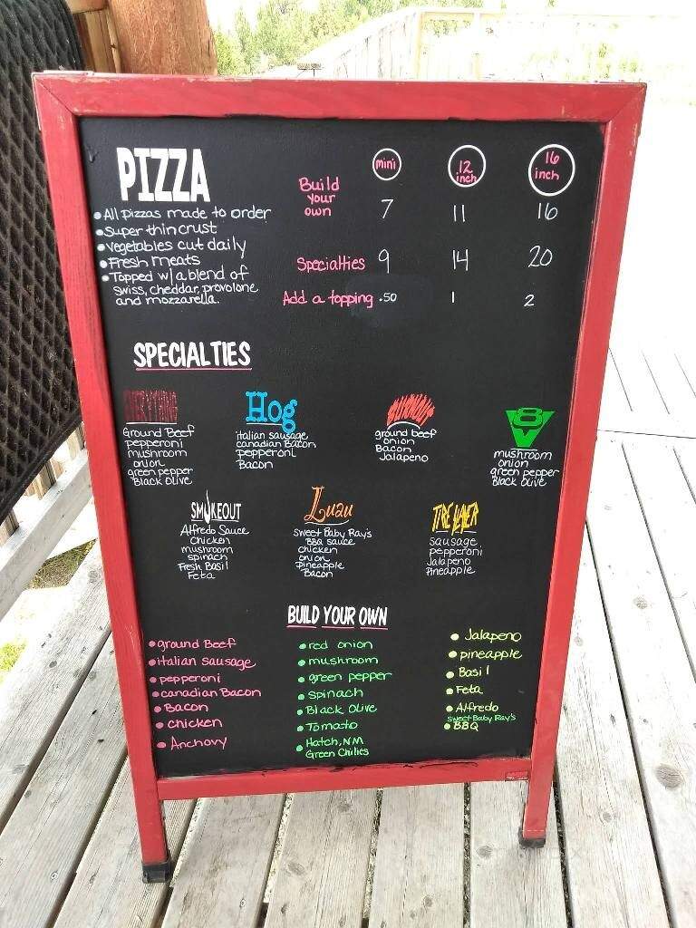 Burnout's Pizza - Hot Springs, SD menu_pic