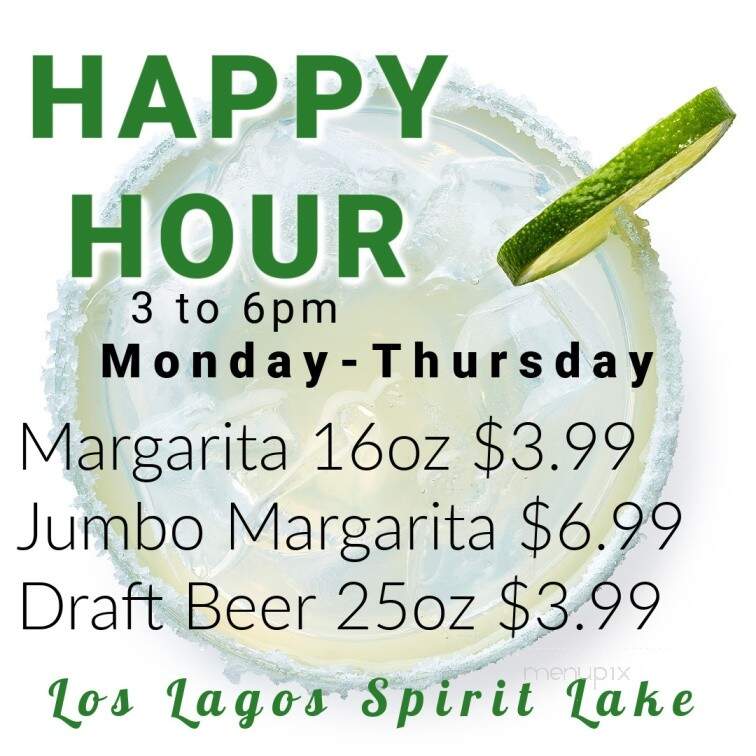 Los Lagos - Spirit Lake, IA menu_pic