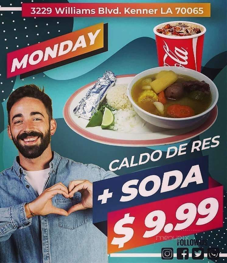 La Chilanga - Kenner, LA menu_pic