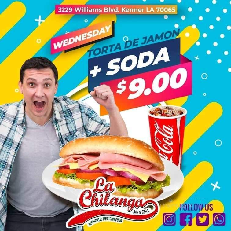 La Chilanga - Kenner, LA menu_pic