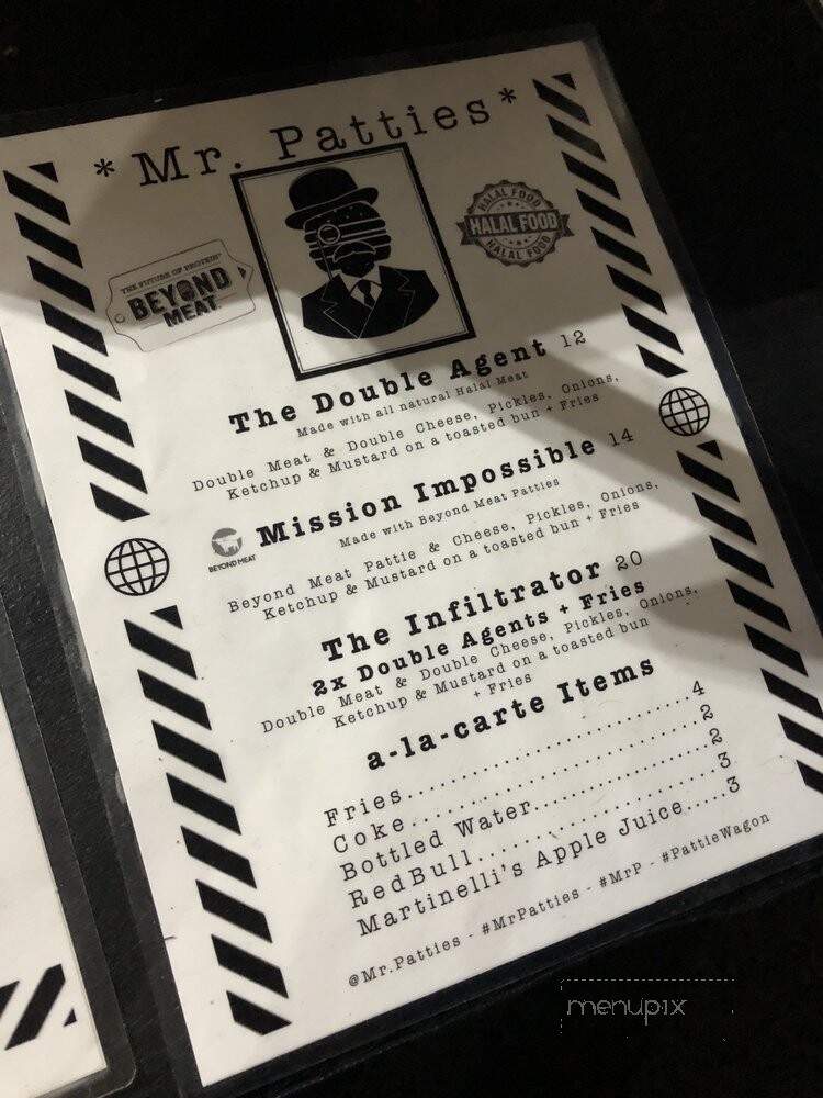 Mr. Patties - Glendale, CA menu_pic