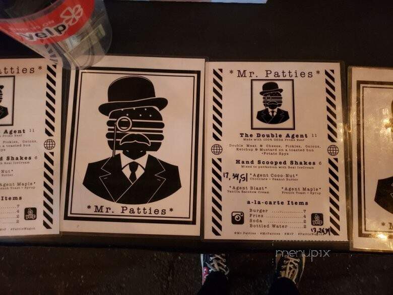 Mr. Patties - Glendale, CA menu_pic