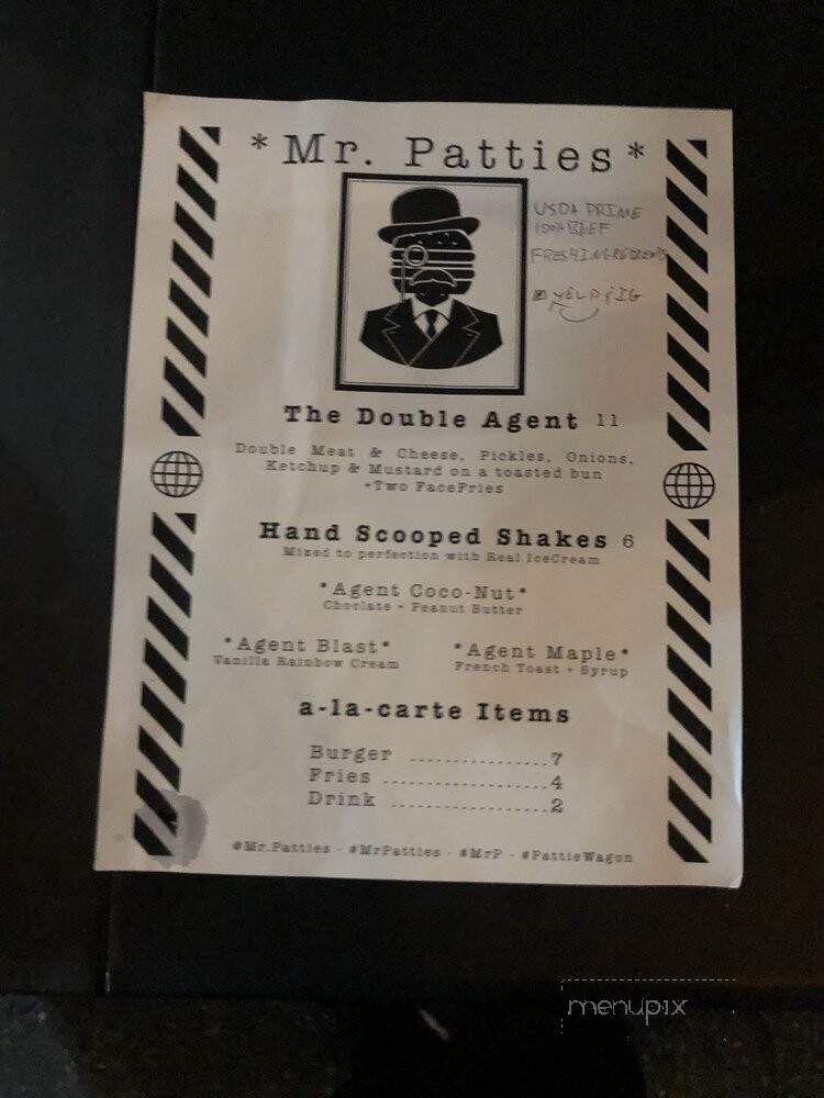 Mr. Patties - Glendale, CA menu_pic