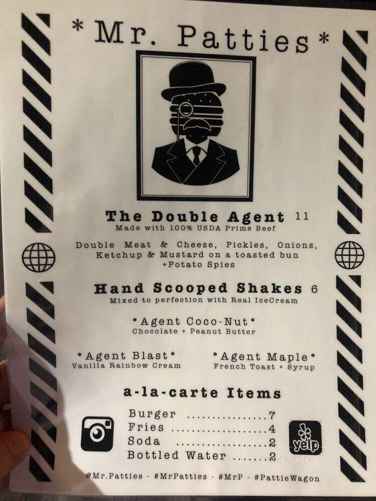 Mr. Patties - Glendale, CA menu_pic