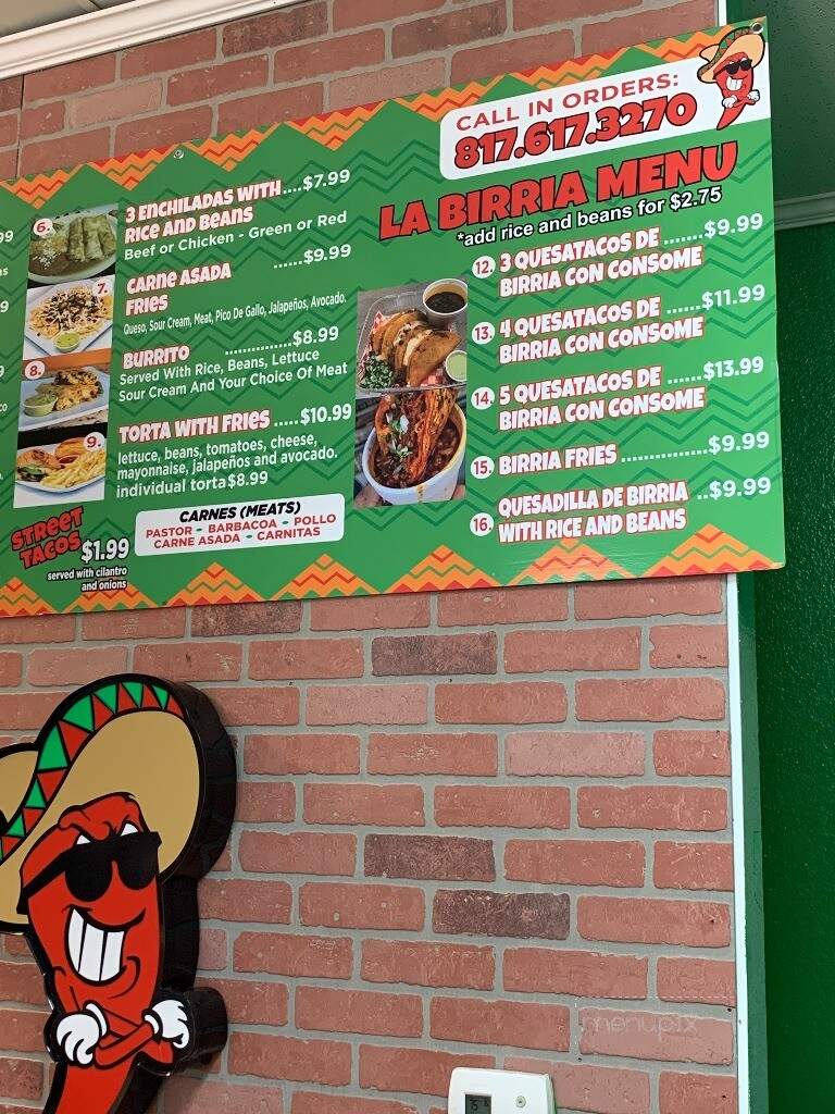 Los Tacos Way - Arlington, TX menu_pic