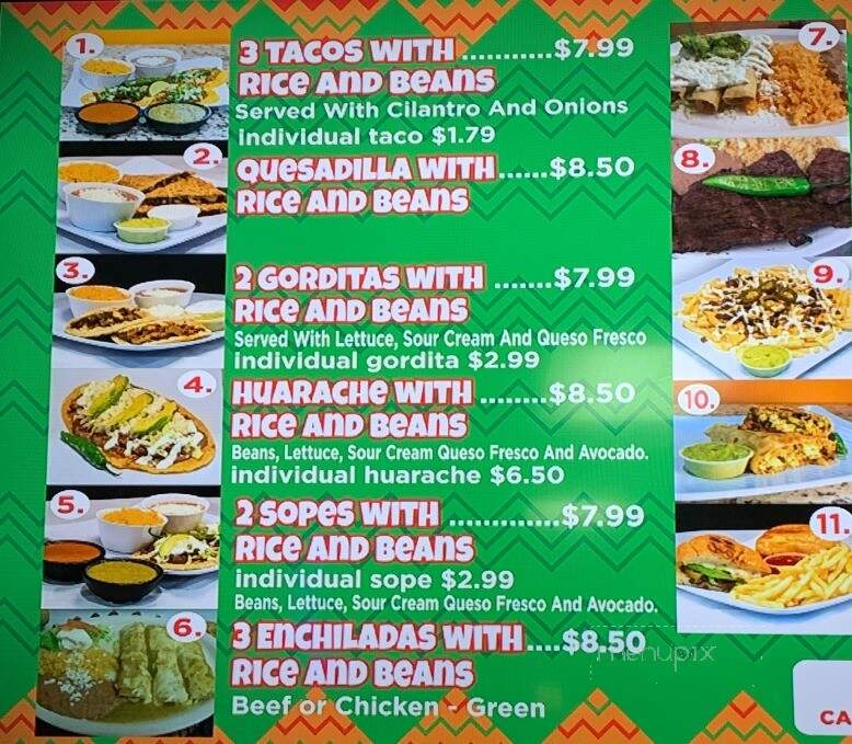 Los Tacos Way - Arlington, TX menu_pic