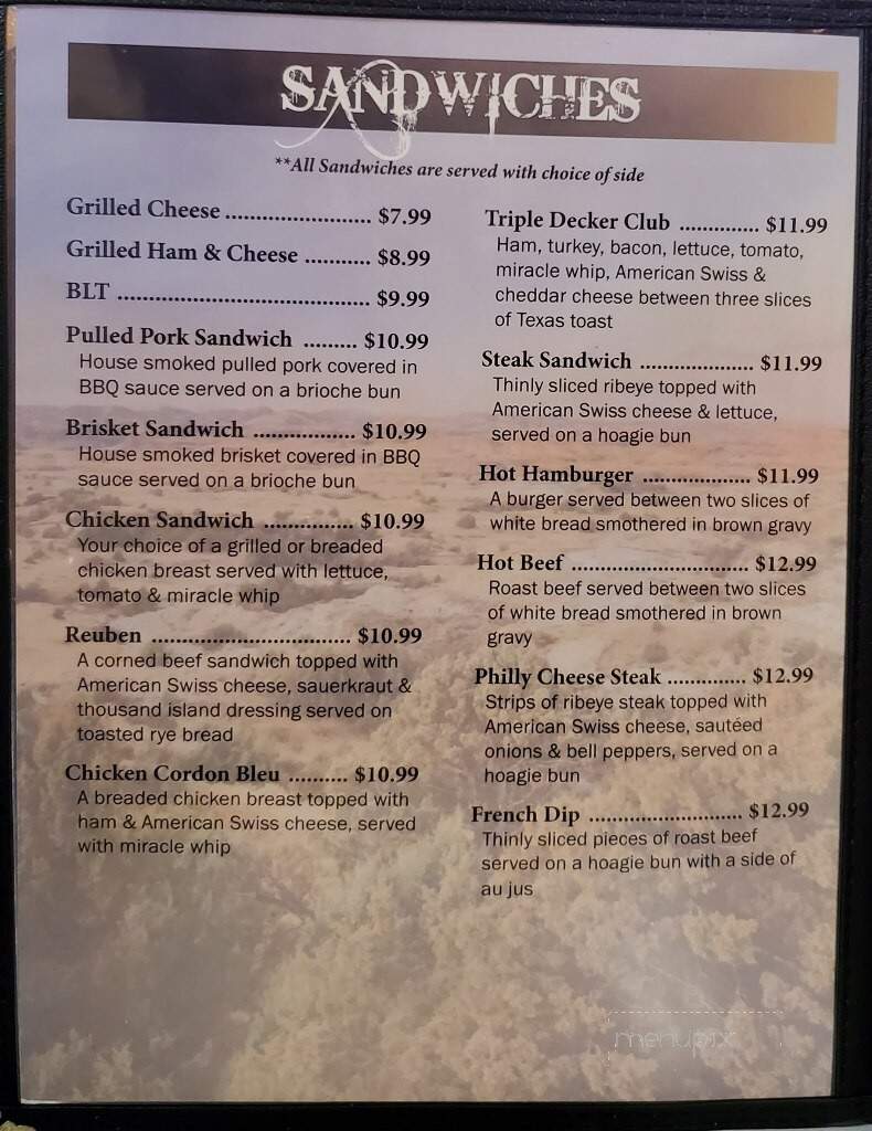 Burlys Roughrider - Belfield, ND menu_pic