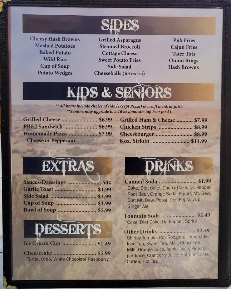Burlys Roughrider - Belfield, ND menu_pic
