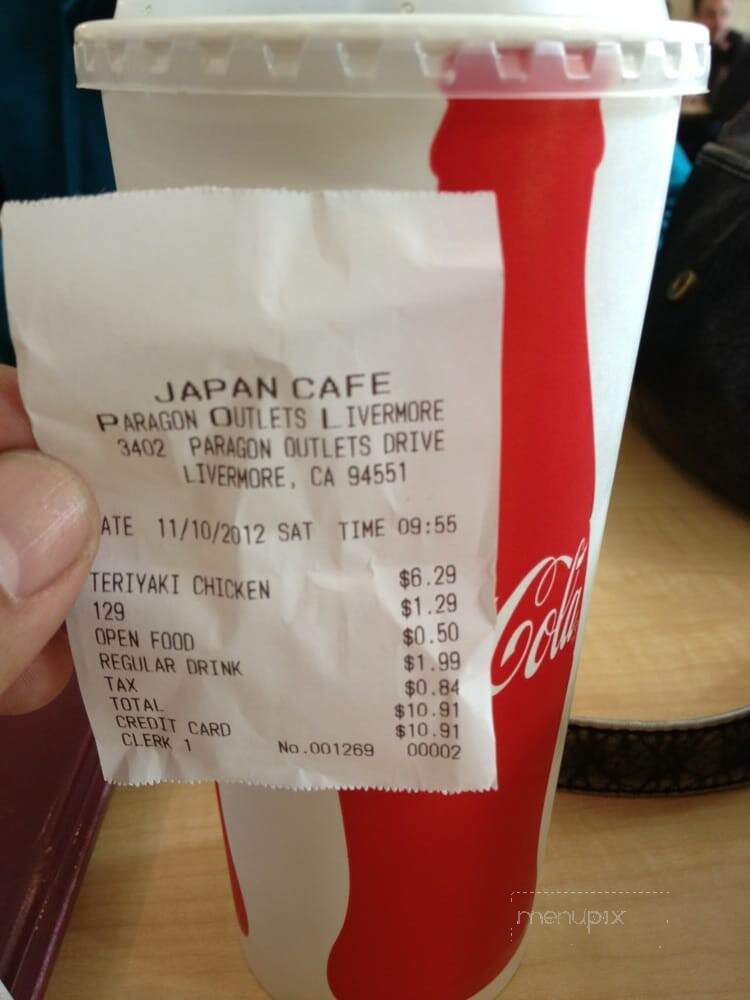 Japan Cafe - Livermore, CA menu_pic
