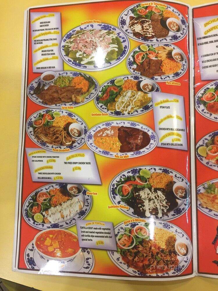 Chalateco - San Jose, CA menu_pic