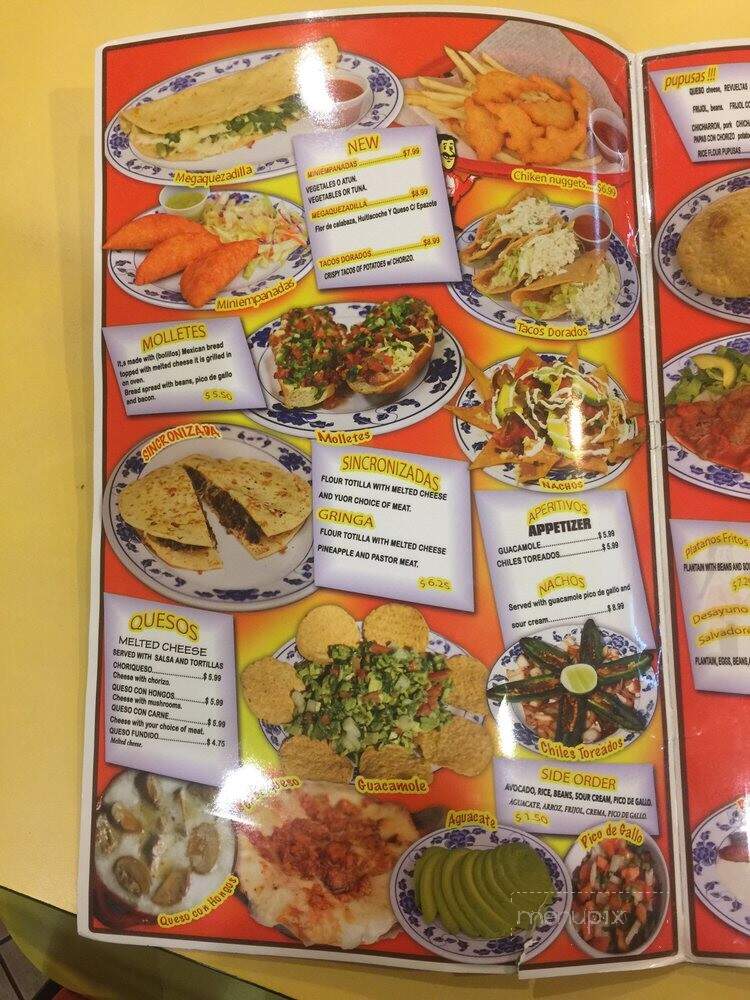 Chalateco - San Jose, CA menu_pic