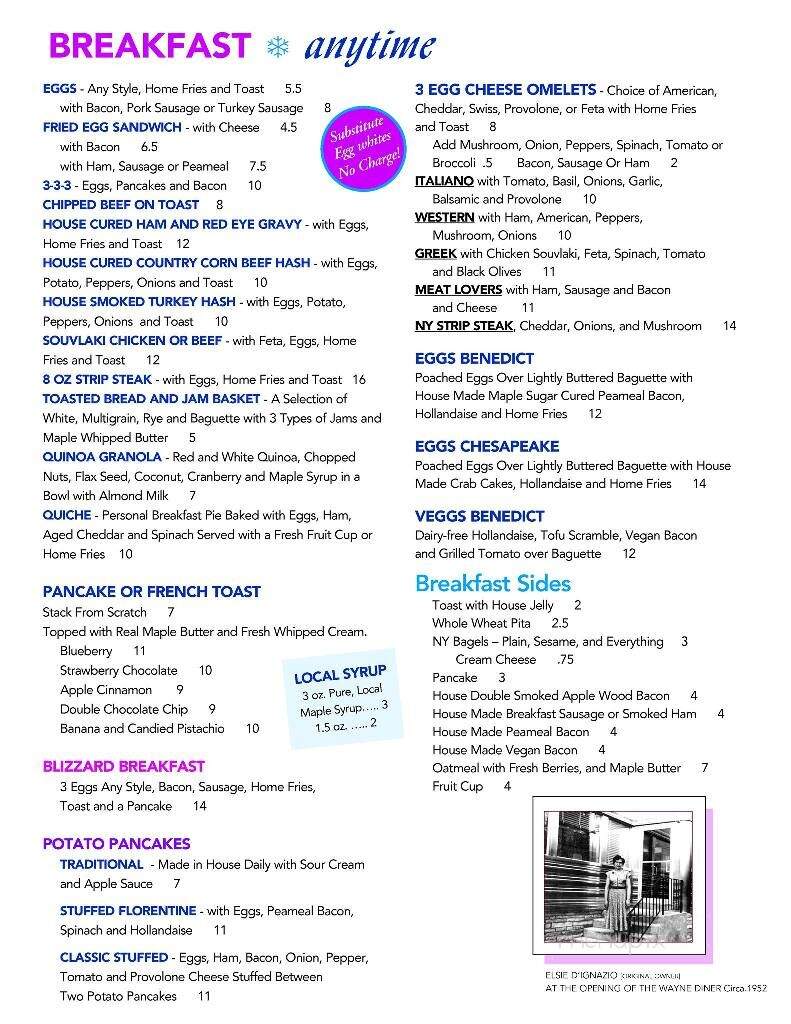 The Lake Effect Cafe - Caroga Lake, NY menu_pic