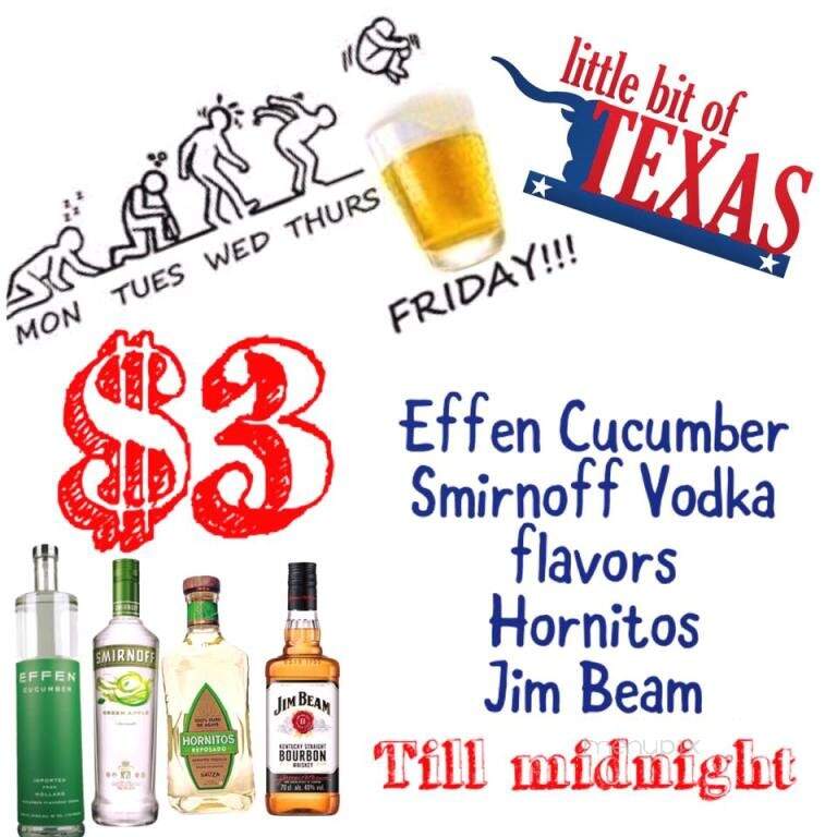 Little Bit of Texas - El Paso, TX menu_pic