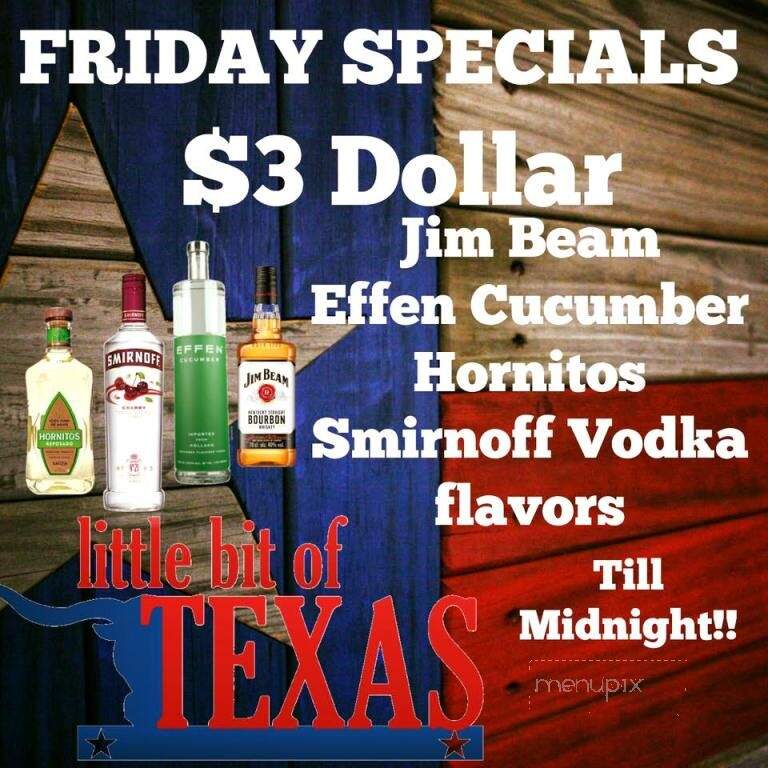 Little Bit of Texas - El Paso, TX menu_pic