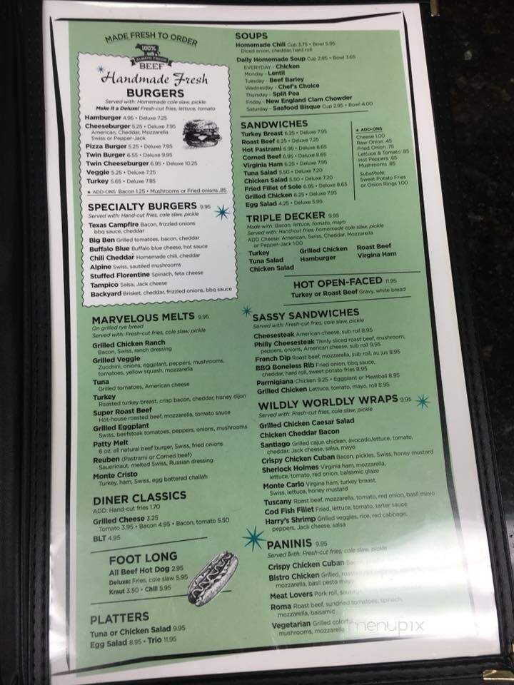 Victoria Diner - Branchville, NJ menu_pic
