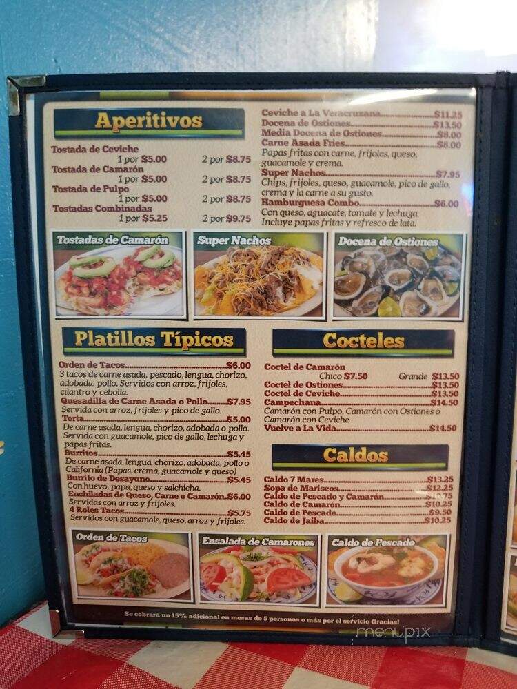 Mariscos Acapulco - Dallas, TX menu_pic