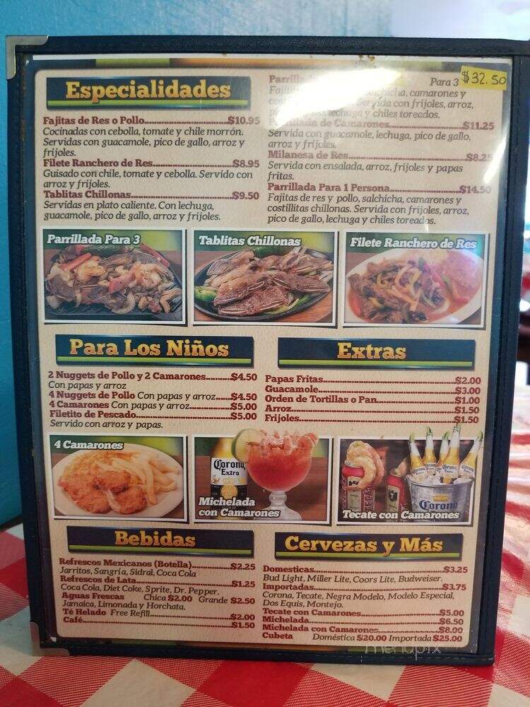 Mariscos Acapulco - Dallas, TX menu_pic