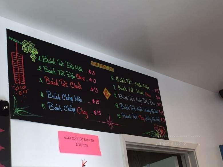 Minh Phung - Westminster, CA menu_pic