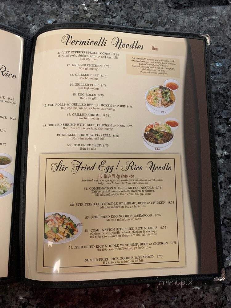 Pho Viet Express - San Diego, CA menu_pic