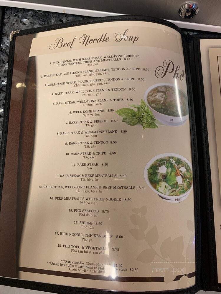 Pho Viet Express - San Diego, CA menu_pic