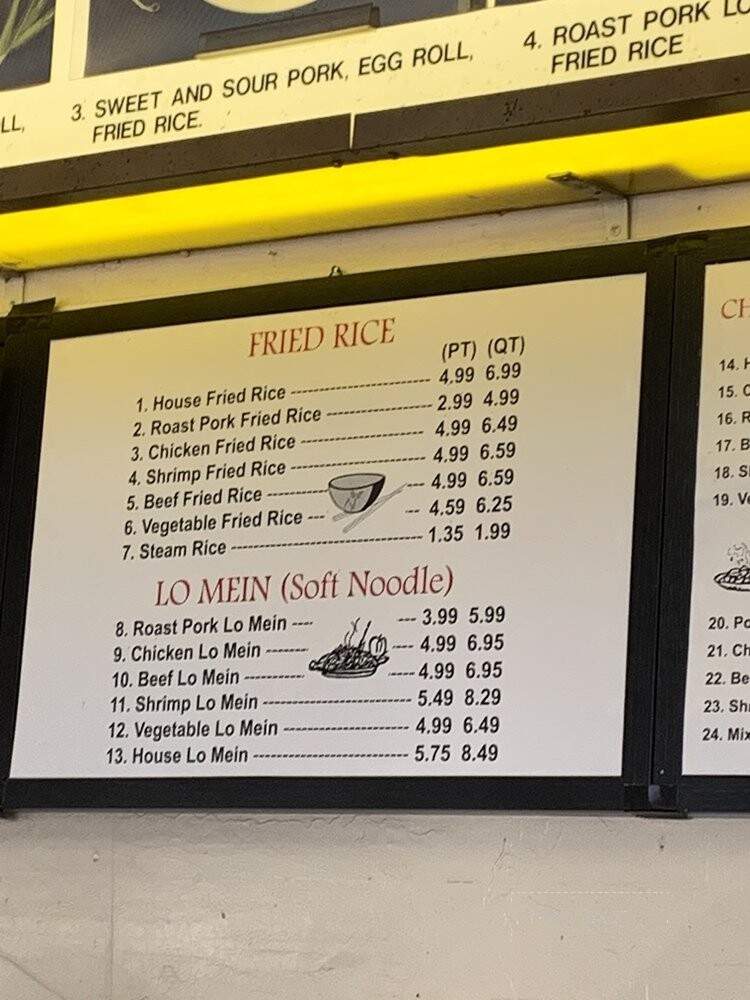 Chung Hing - San Diego, CA menu_pic