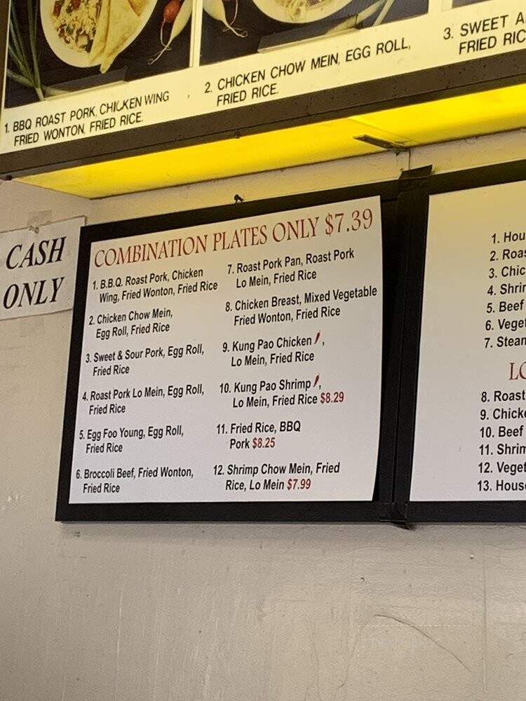 Chung Hing - San Diego, CA menu_pic