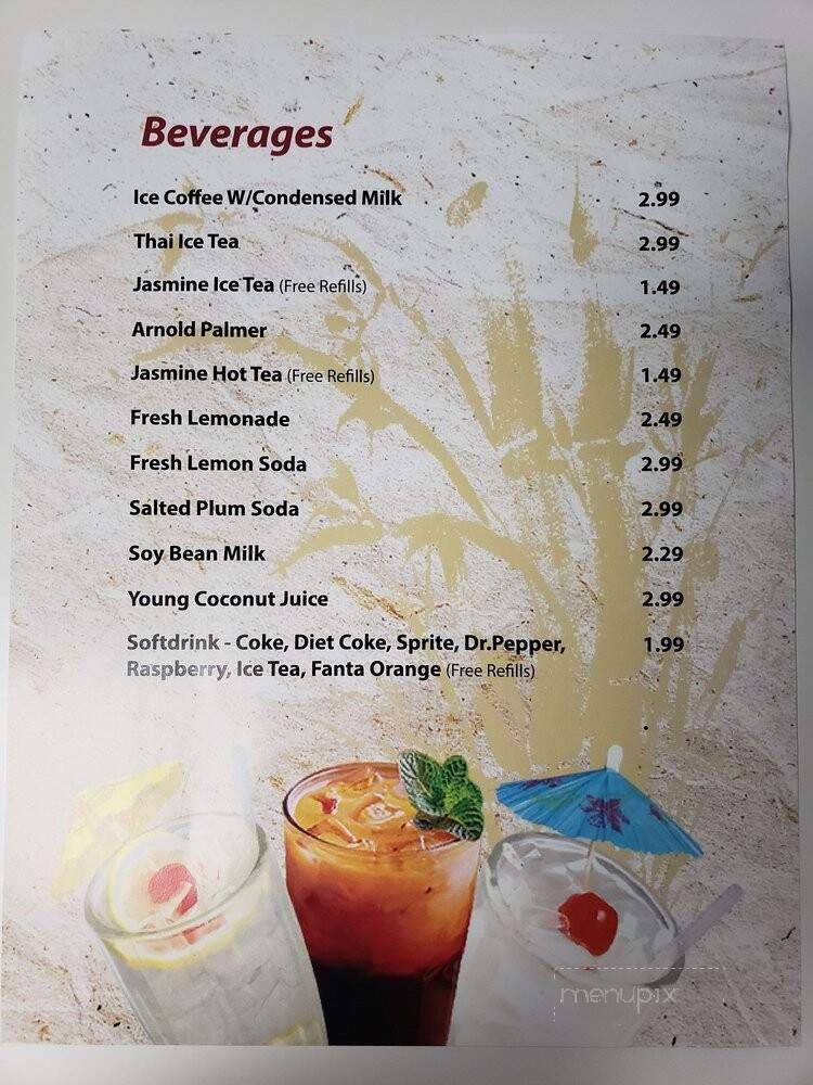 Pho Tay Bac - Brea, CA menu_pic