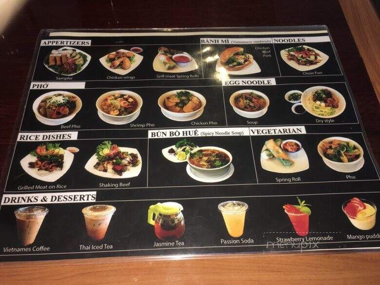 Pho Tay Bac - Brea, CA menu_pic