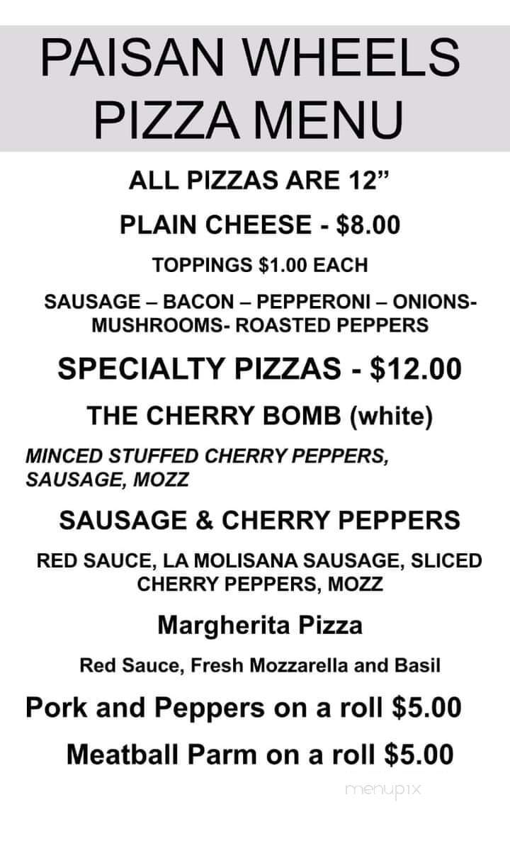 Speak Easy Cafe Incorporated - Waterbury, CT menu_pic
