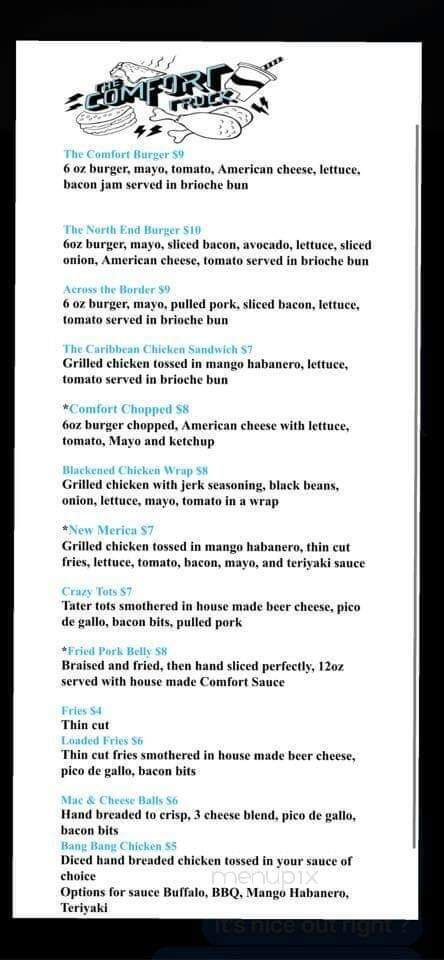 Speak Easy Cafe Incorporated - Waterbury, CT menu_pic