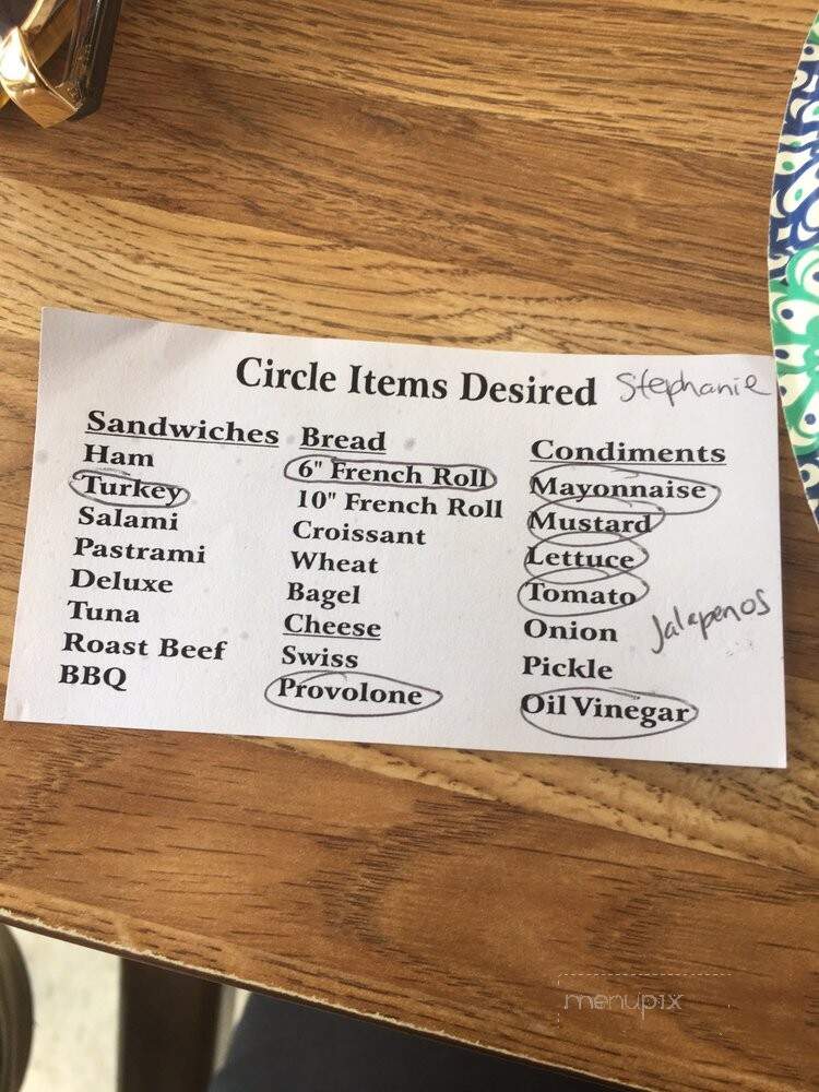 Aaron's Donut Shop - San Bernardino, CA menu_pic