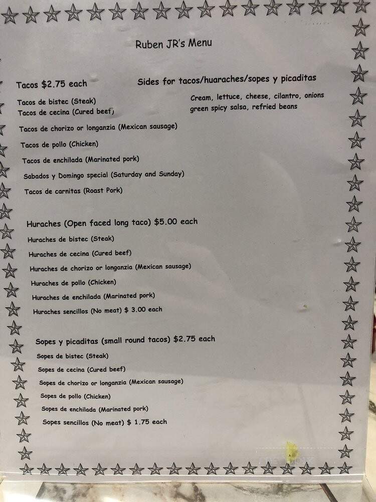 Ruben JRS Supermarket & Deli - Middletown, NY menu_pic