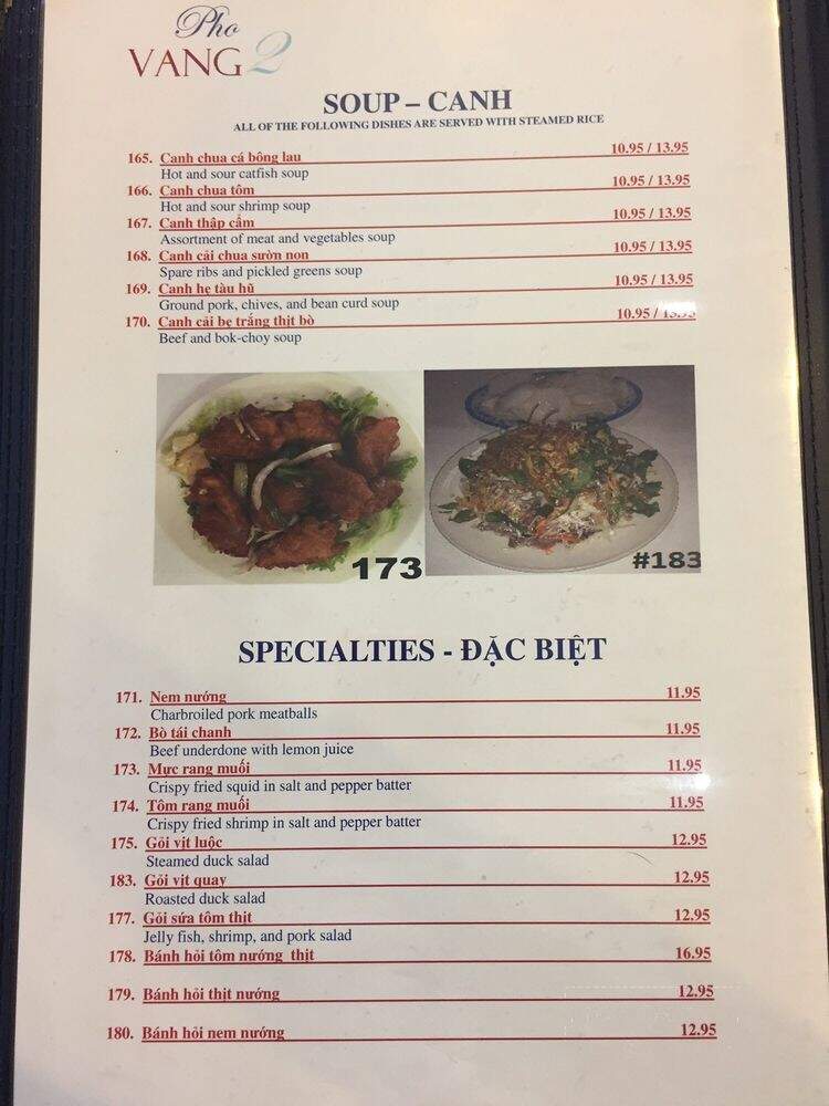 Pho Vang - Houston, TX