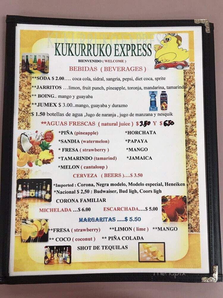 Kukurukoo Express - Newport, DE menu_pic
