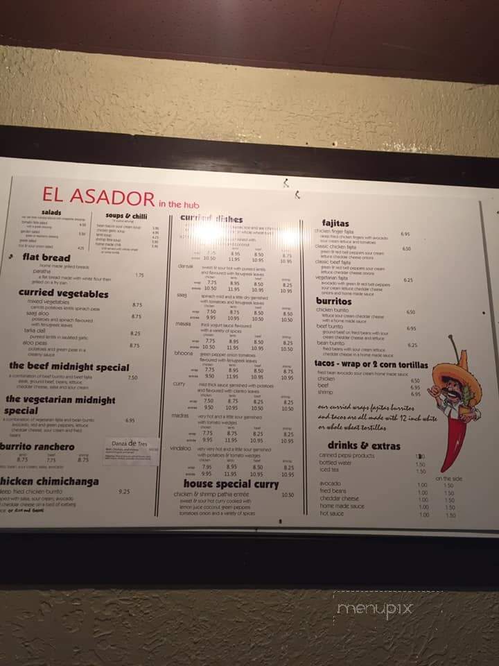 El Asador - Kingston, ON menu_pic