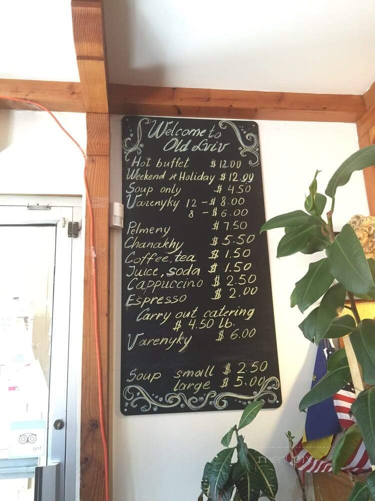 Old Lviv - Chicago, IL menu_pic