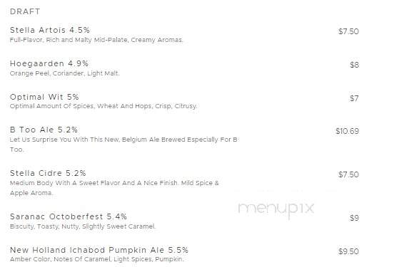 Celebrity Corner - Atlantic City, NJ menu_pic