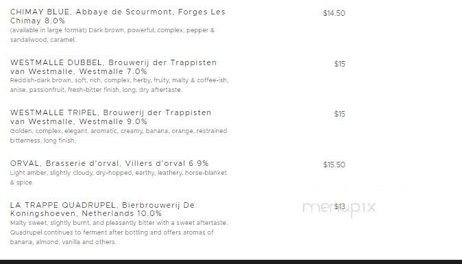 Celebrity Corner - Atlantic City, NJ menu_pic