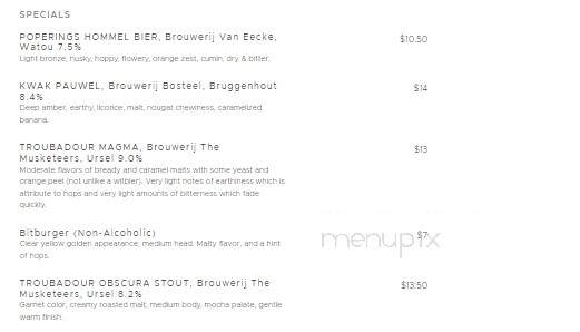 Celebrity Corner - Atlantic City, NJ menu_pic