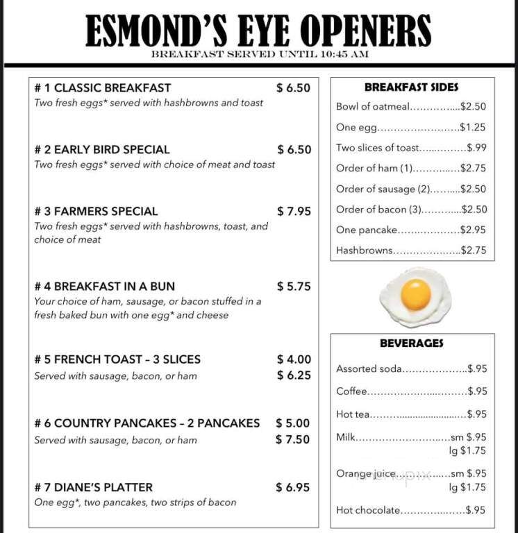 Esmond Cafe - Esmond, ND