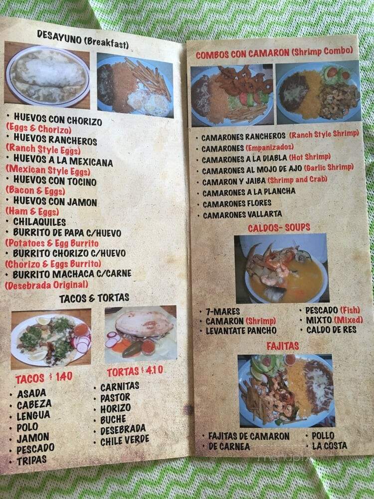 Taqueria El Sol De Jalisco - Earlimart, CA menu_pic