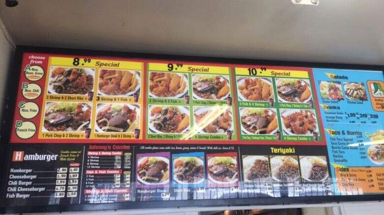 Johnny's Shrimp Boat - Los Angeles, CA menu_pic