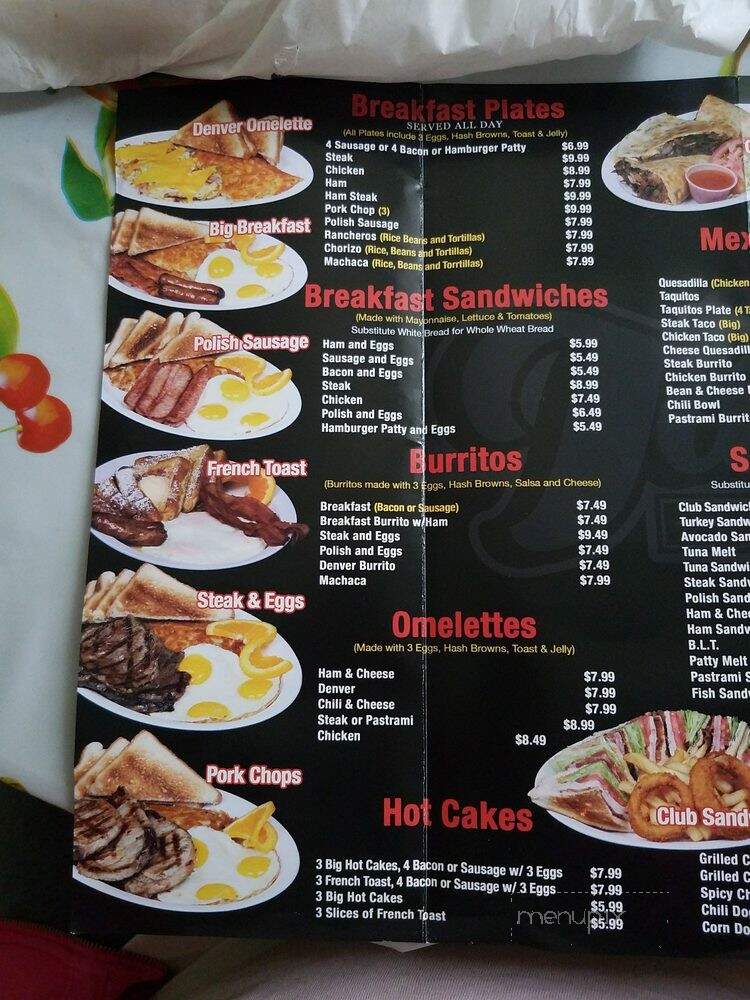 Tam's Burgers - Lynwood, CA menu_pic