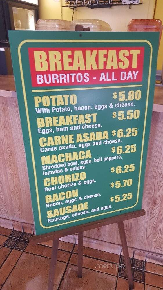 La Posta De Acapulco - El Cajon, CA menu_pic