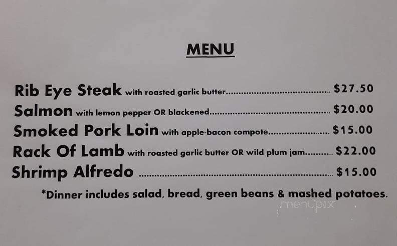Davis Creek Mercantile - Davis Creek, CA menu_pic