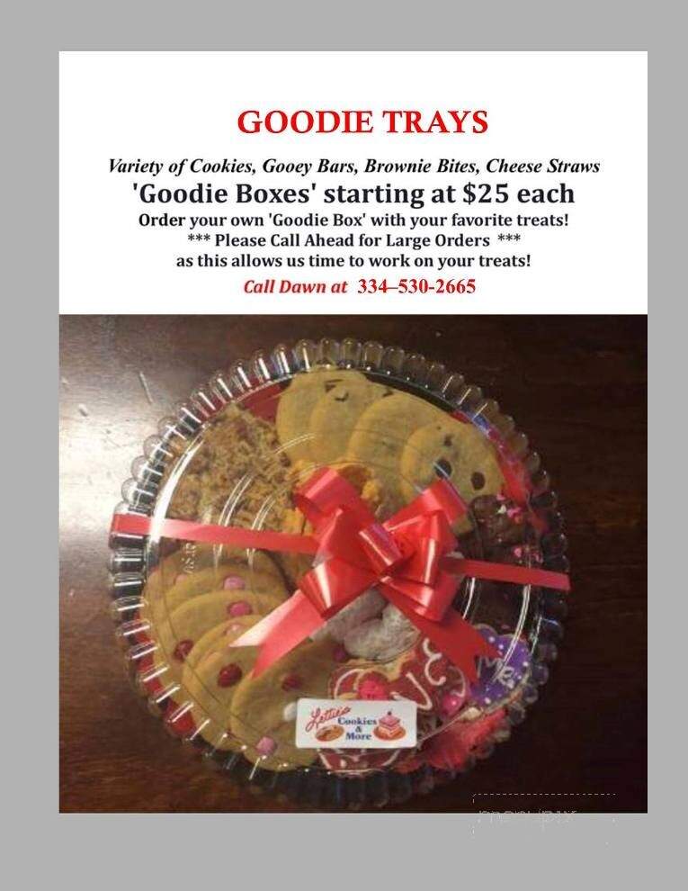 Lettie's Cookies & More - Millbrook, AL menu_pic