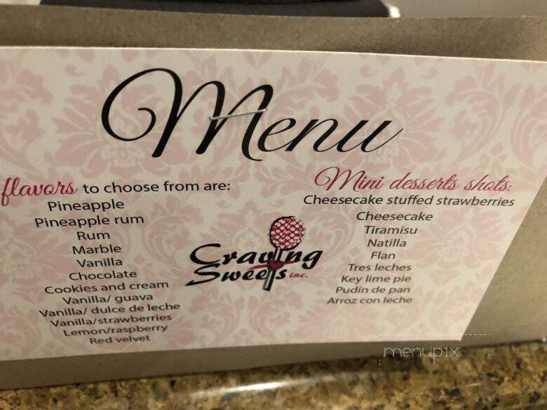 Craving Sweets - Hialeah, FL menu_pic
