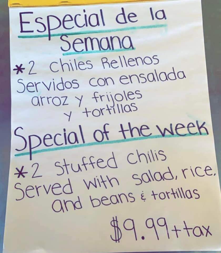 El Carnitas Mexican Grill - Enid, OK menu_pic