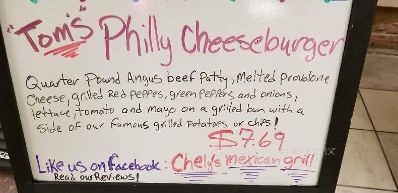 Chely's Mexican Grill - Oklahoma City, OK menu_pic