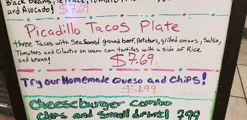 Chely's Mexican Grill - Oklahoma City, OK menu_pic